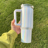 40 oz Holographic Tumbler (Stanley dupe)